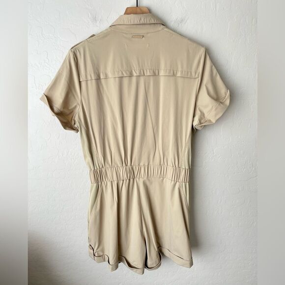Blanc Noir Mastermind Outdoor Romper Full Zip Belted Safari Size Women’s Large - Picture 5 of 8